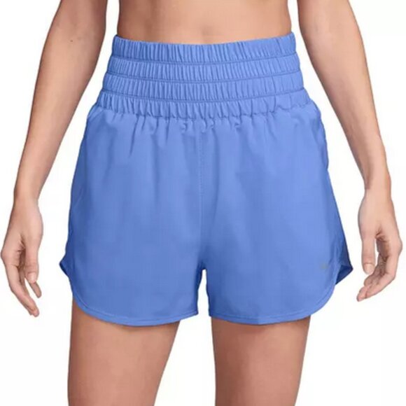 Nike Women's One Dri-FIT Ultra High-Waisted 3" Brief-Lined Shorts - Picture 1 of 16
